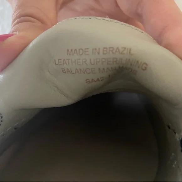 Bernardo Shoes Loafer Navy White Leather Sz 9.5 - Picture 7 of 7